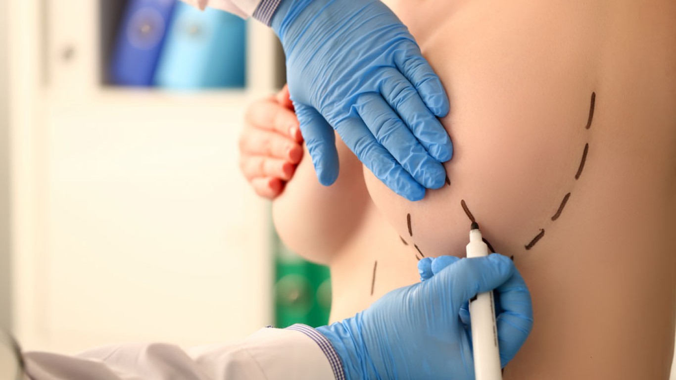 Lifting des seins avec implants mammaires en Turquie
